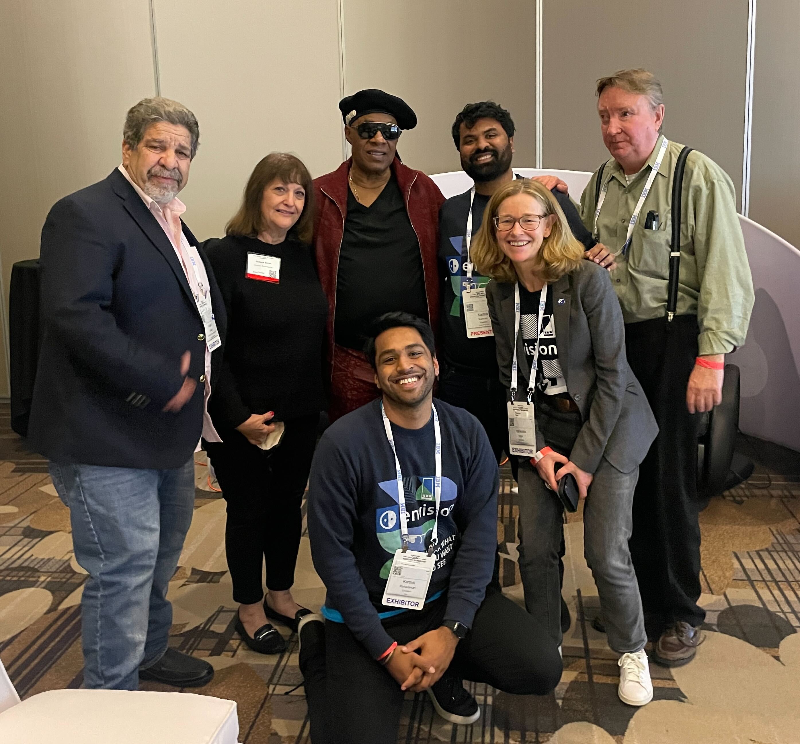 Envision Team with Stevie Wonder