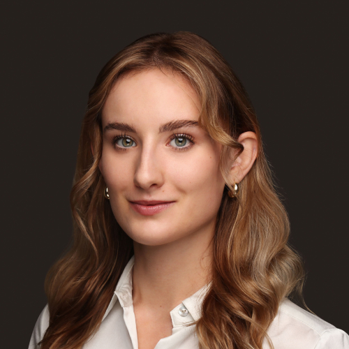 Photo of Alice Barrow wearing a white shirt