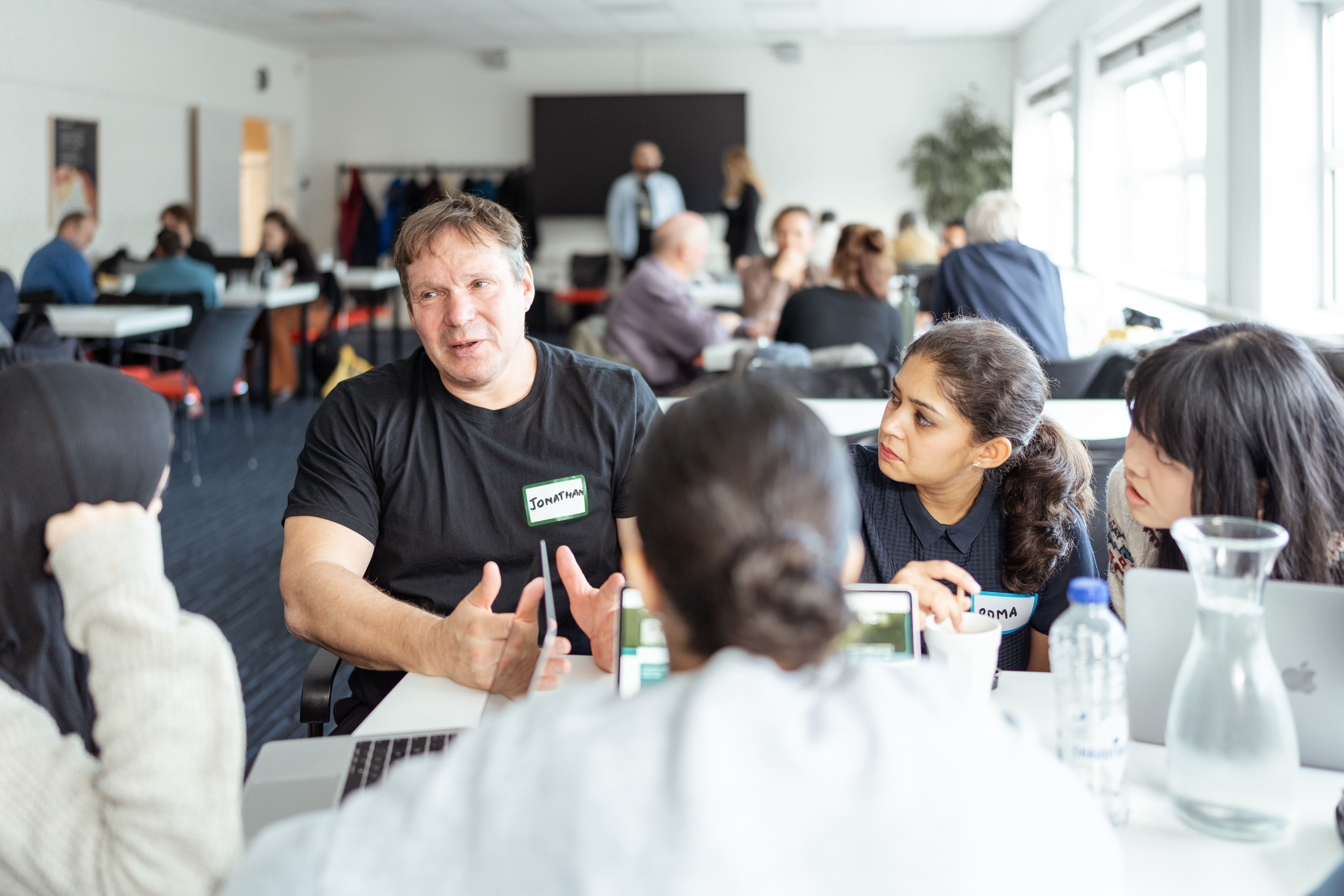 People speaking participating in inin workshop