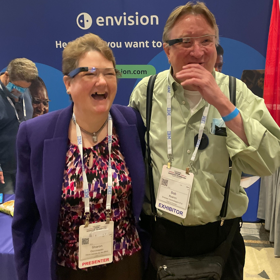 Left to right: Sharon L. Giovinazzo and Bob Roehm 