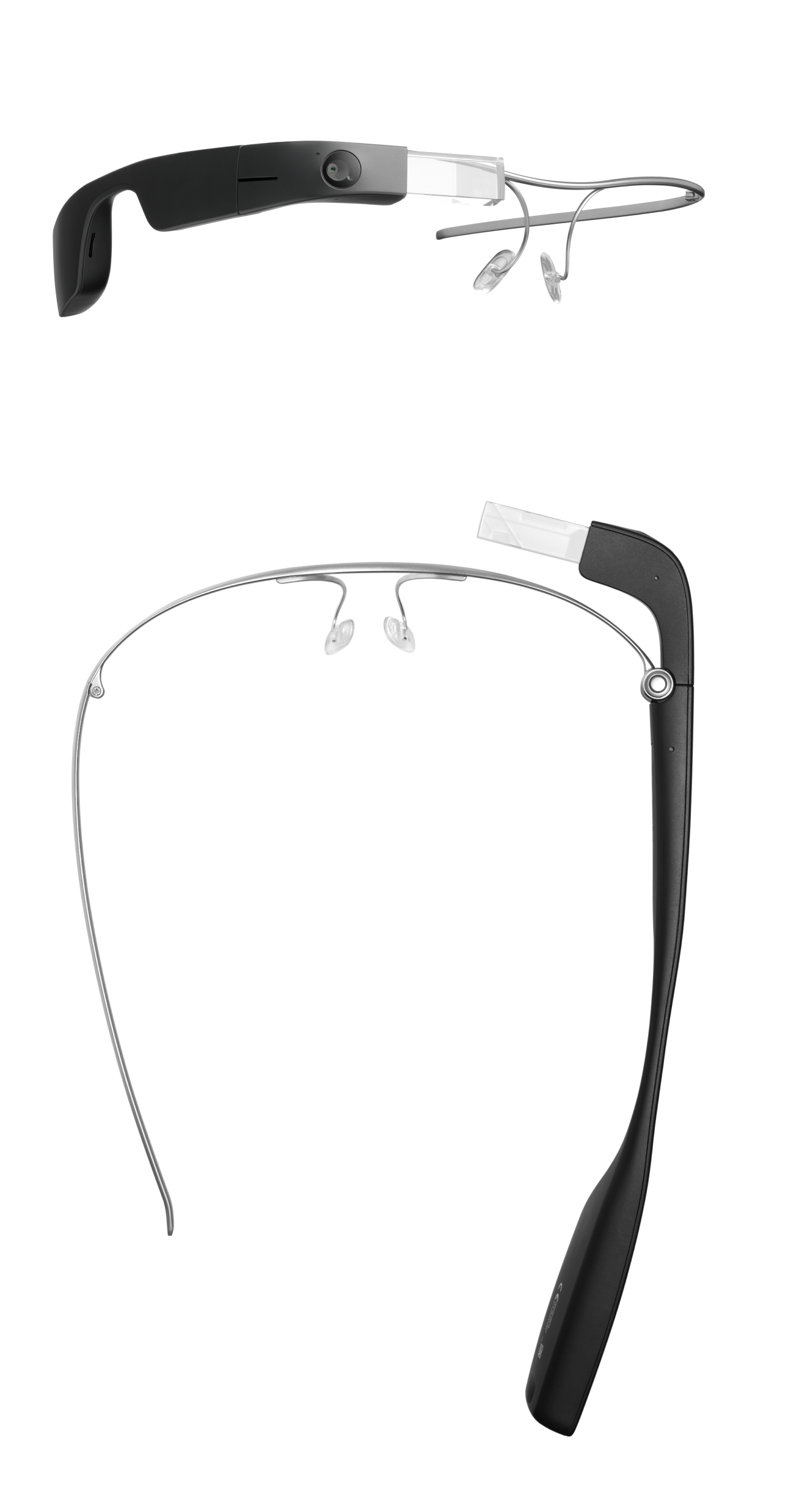 The Envision Glasses side and top view